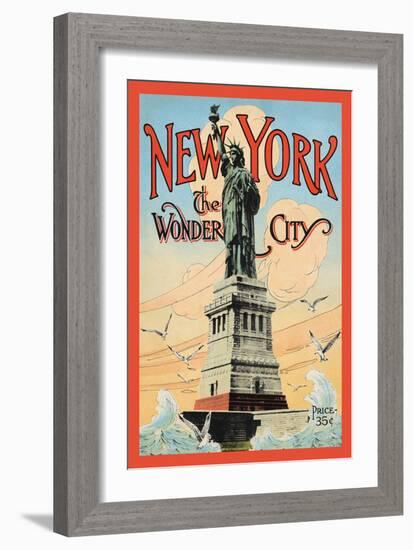 New York, The Wonder City-Irving Underhill-Framed Art Print