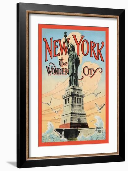 New York, The Wonder City-Irving Underhill-Framed Art Print