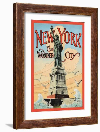 New York, The Wonder City-Irving Underhill-Framed Art Print