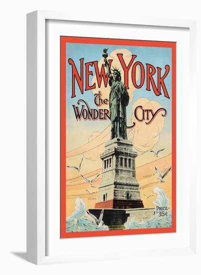 New York, The Wonder City-Irving Underhill-Framed Art Print