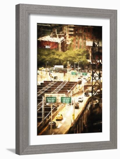 New York Traffic-Philippe Hugonnard-Framed Giclee Print