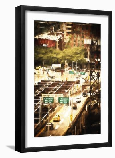 New York Traffic-Philippe Hugonnard-Framed Giclee Print