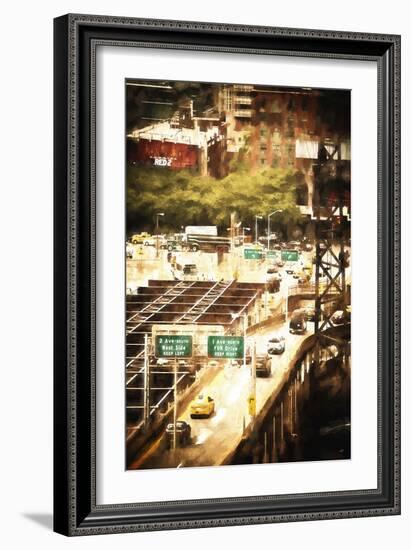 New York Traffic-Philippe Hugonnard-Framed Giclee Print