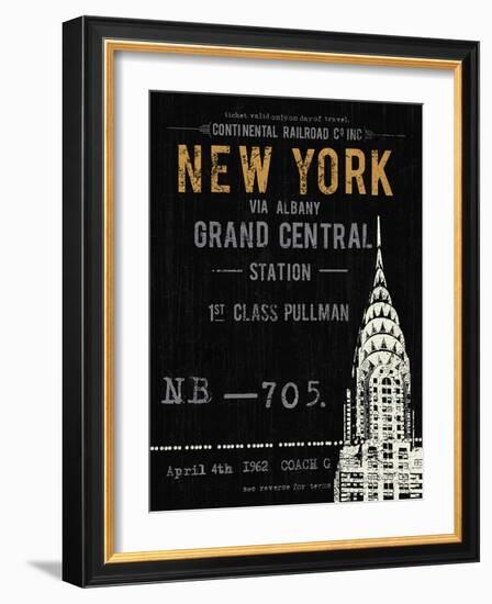 New York Travel-The Vintage Collection-Framed Giclee Print