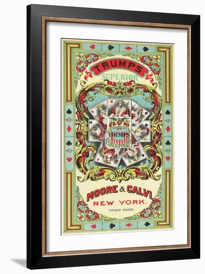 New York, Trumps Superior Brand Tobacco Label-Lantern Press-Framed Art Print