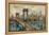 New York View-Silvia Vassileva-Framed Stretched Canvas