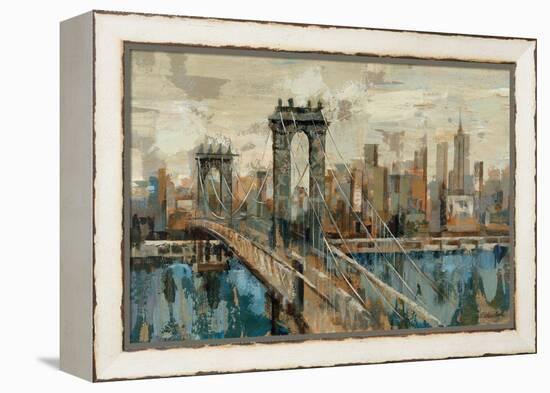 New York View-Silvia Vassileva-Framed Stretched Canvas