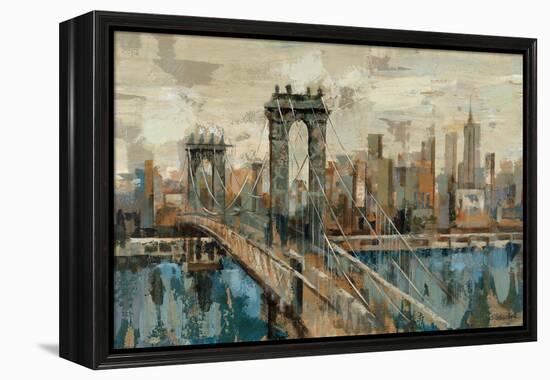 New York View-Silvia Vassileva-Framed Stretched Canvas