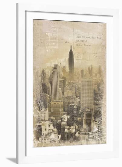 New York Vintage-Tom Frazier-Framed Giclee Print