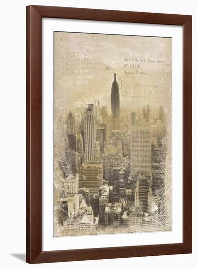 New York Vintage-Tom Frazier-Framed Giclee Print