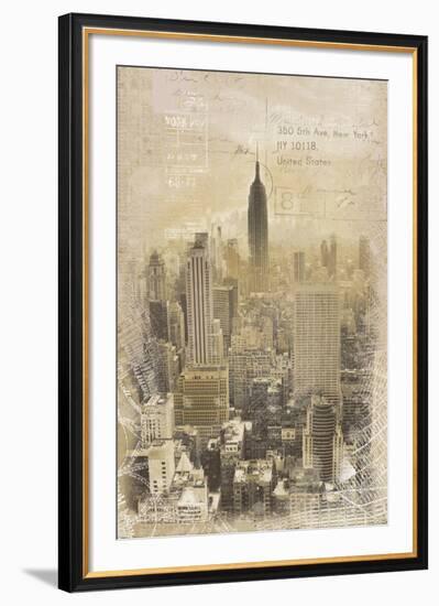 New York Vintage-Tom Frazier-Framed Giclee Print