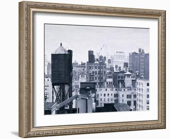 New York Water Towers, 2002-Max Ferguson-Framed Giclee Print