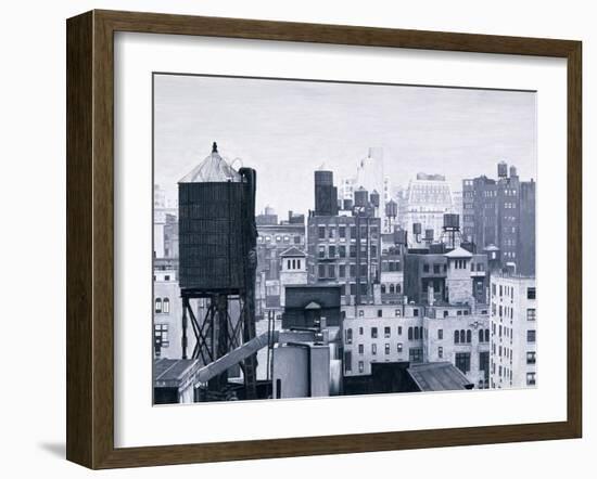 New York Water Towers, 2002-Max Ferguson-Framed Giclee Print