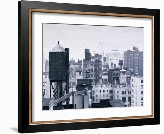 New York Water Towers, 2002-Max Ferguson-Framed Giclee Print