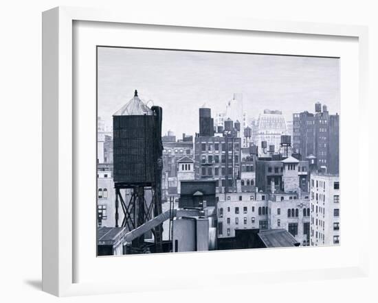 New York Water Towers, 2002-Max Ferguson-Framed Giclee Print