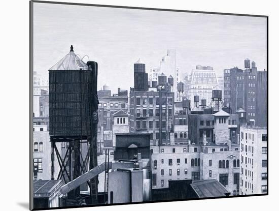 New York Water Towers, 2002-Max Ferguson-Mounted Giclee Print