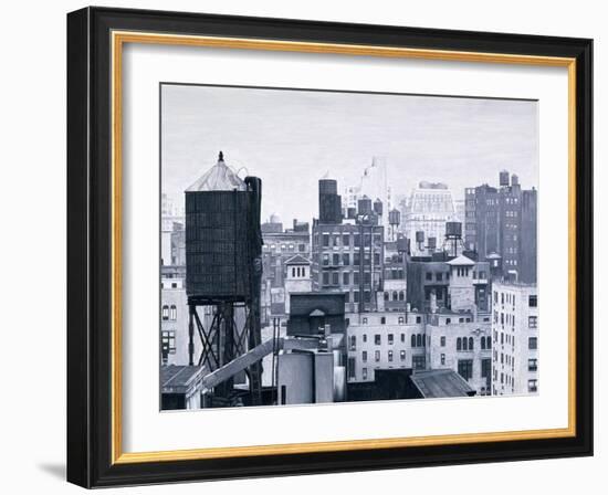 New York Water Towers, 2002-Max Ferguson-Framed Giclee Print