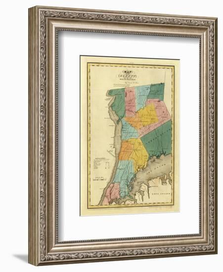 New York, Westchester County, c.1829-David H^ Burr-Framed Art Print