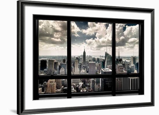 New York Window-Steve Kelley-Framed Art Print