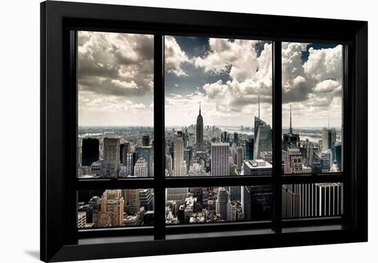 New York Window-Steve Kelley-Framed Art Print