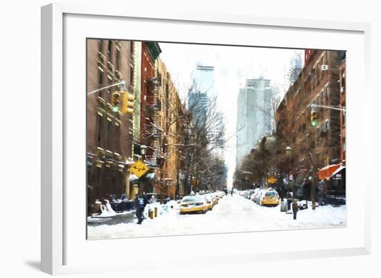 New York Winter Day-Philippe Hugonnard-Framed Giclee Print