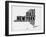 New York Word Cloud 2-NaxArt-Framed Art Print