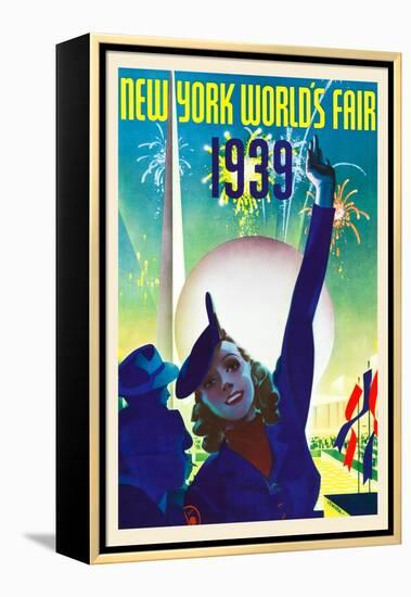New York World's Fair 1939-Albert Staehle-Framed Stretched Canvas