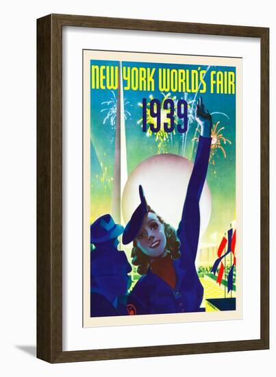 New York World's Fair 1939-Albert Staehle-Framed Art Print