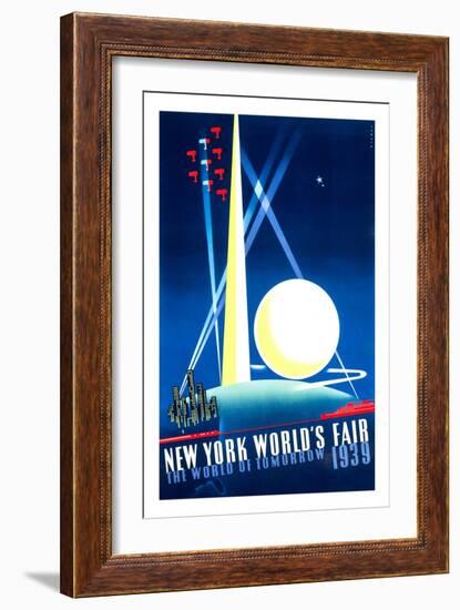 New York World's Fair 1939-Joseph Binder-Framed Art Print