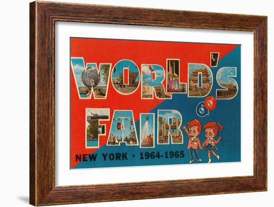 New York World's Fair, 1964-1965-null-Framed Art Print