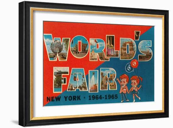 New York World's Fair, 1964-1965-null-Framed Art Print