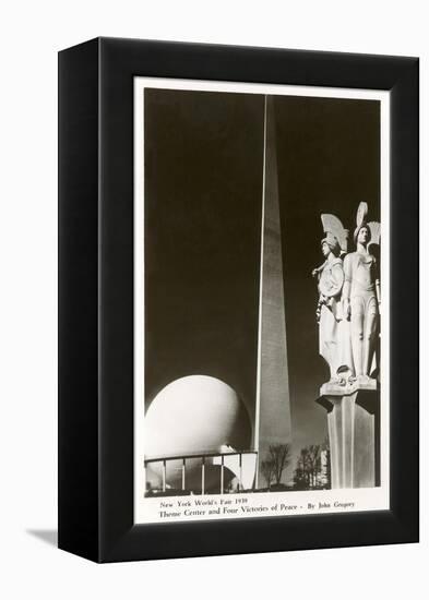 New York World's Fair Statuary, 1939-null-Framed Stretched Canvas