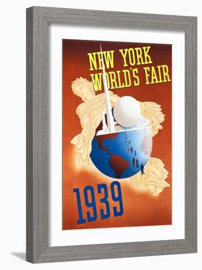 New York World's Fair-John Atherton-Framed Art Print