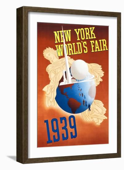 New York World's Fair-John Atherton-Framed Art Print