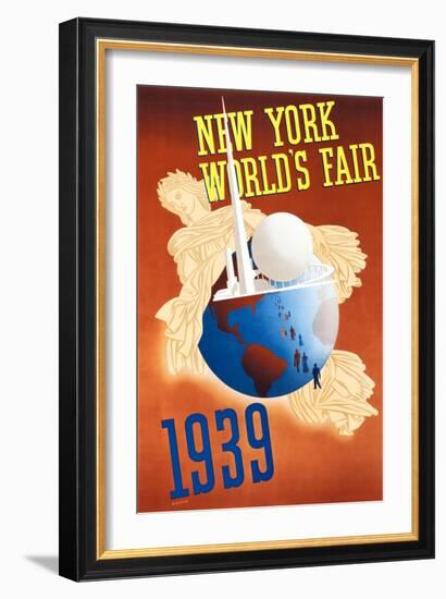 New York World's Fair-John Atherton-Framed Art Print