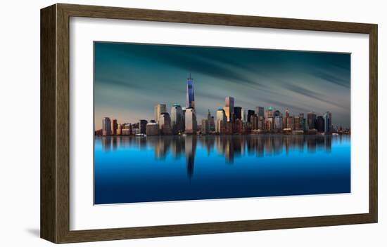 New York World Trade Center 1-Yi Liang-Framed Art Print