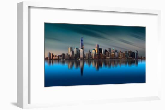 New York World Trade Center 1-Yi Liang-Framed Art Print