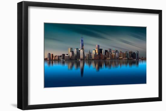 New York World Trade Center 1-Yi Liang-Framed Art Print