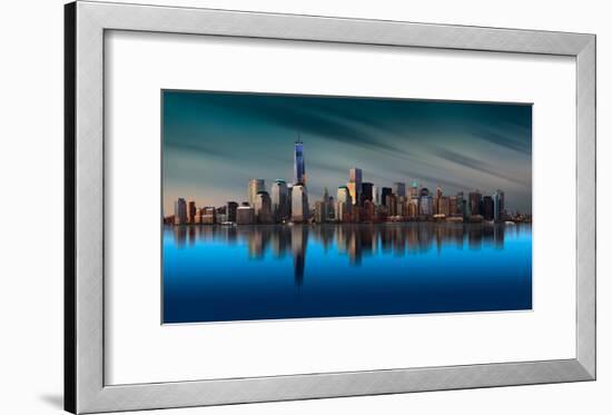 New York World Trade Center 1-Yi Liang-Framed Art Print