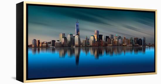 New York World Trade Center 1-Yi Liang-Framed Premier Image Canvas