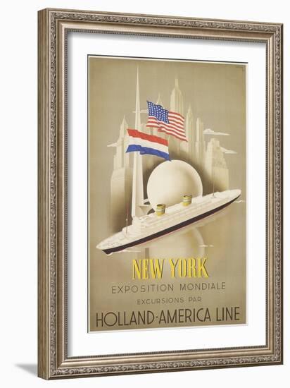 New York Worlds Fair, 1939-null-Framed Art Print