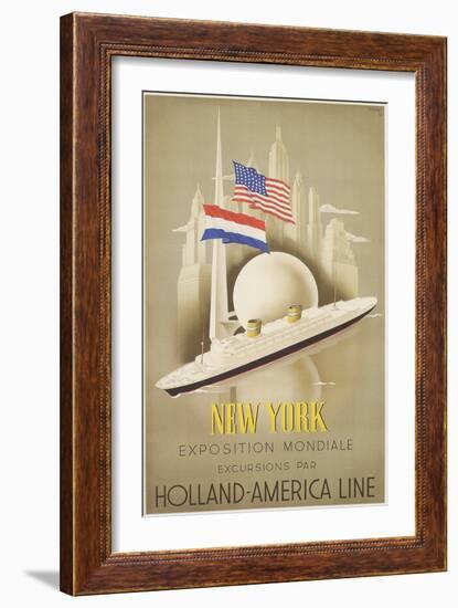 New York Worlds Fair, 1939-null-Framed Art Print