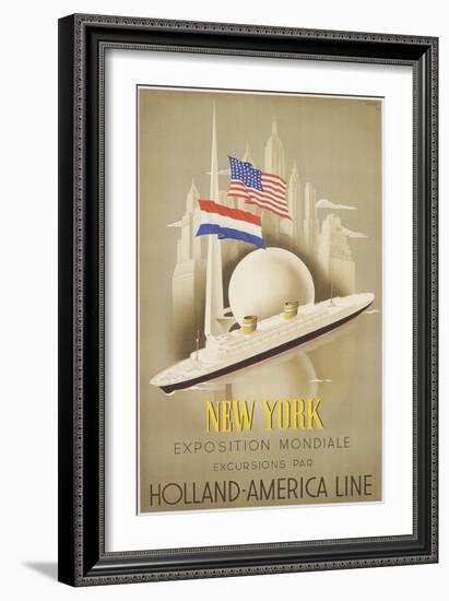 New York Worlds Fair, 1939-null-Framed Art Print