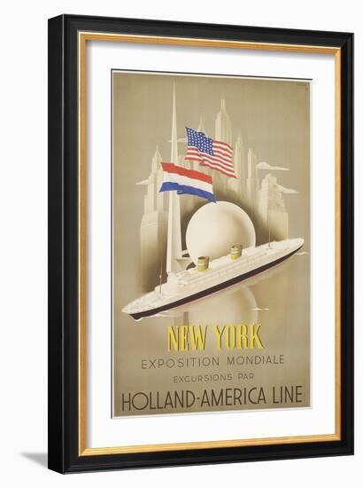 New York Worlds Fair, 1939-null-Framed Art Print