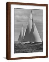 New York Yacht Club Races-Walter Sanders-Framed Photographic Print