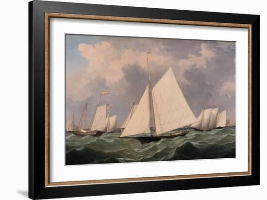 New York Yacht Club Regatta, 1856-Fitz Henry Lane-Framed Giclee Print
