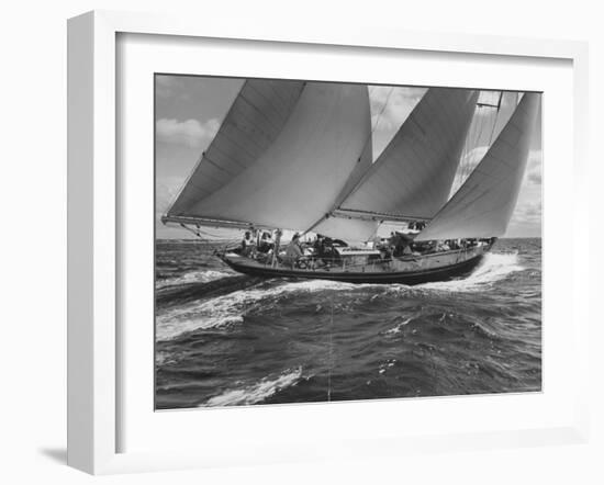 New York Yacht Club-Walter Sanders-Framed Photographic Print