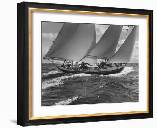 New York Yacht Club-Walter Sanders-Framed Photographic Print