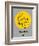 New York Yellow Subway Map-NaxArt-Framed Art Print