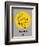 New York Yellow Subway Map-NaxArt-Framed Art Print